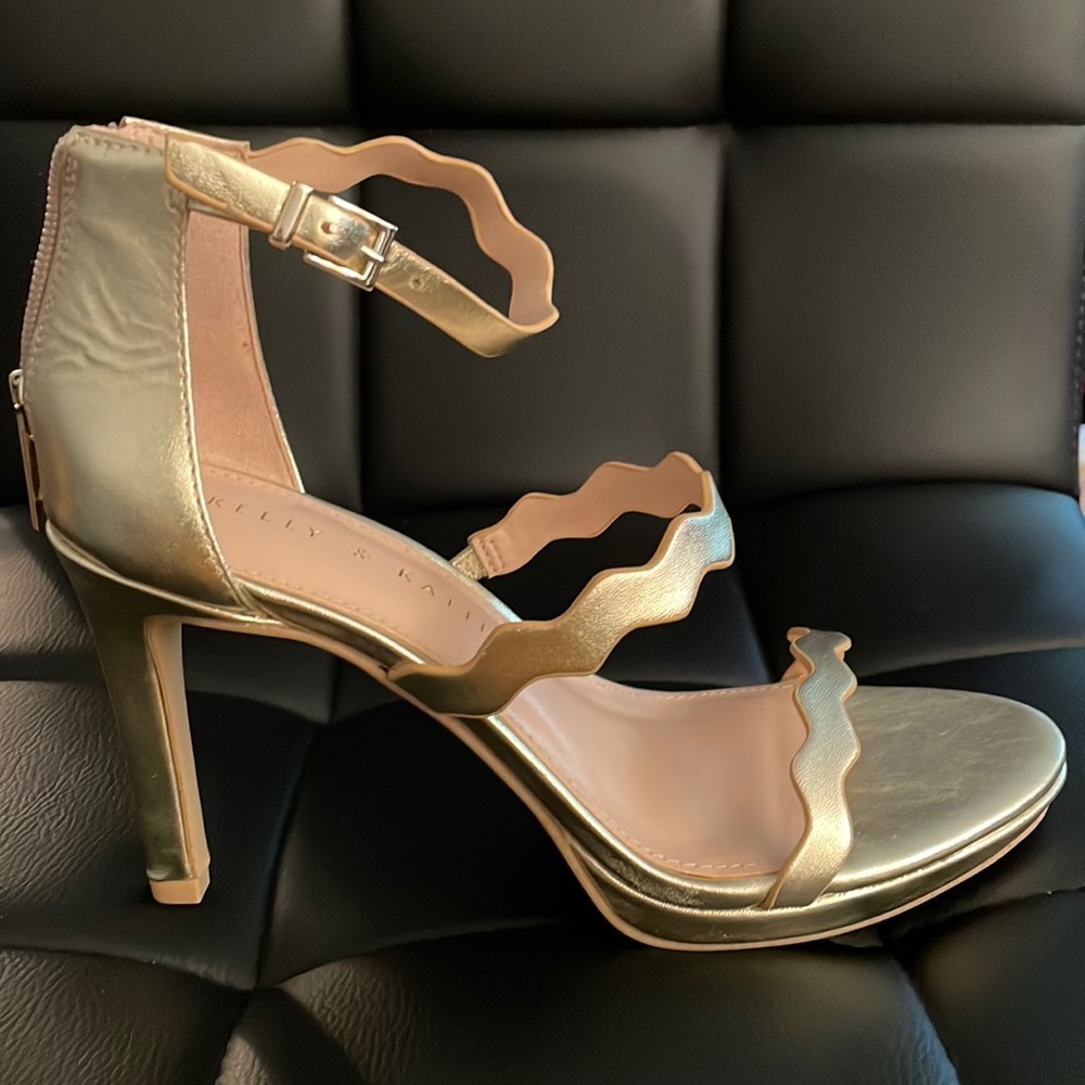 Kelly and Kate Gold Heel